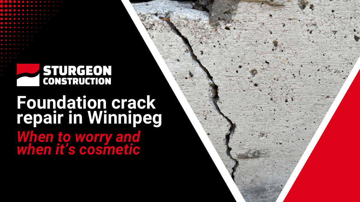 Foundation Crack Repair in Winnipeg: When to Worry and When It's Cosmetic.